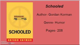 Celebrity Book Talk- Schooled by Gordon Korman Wealth