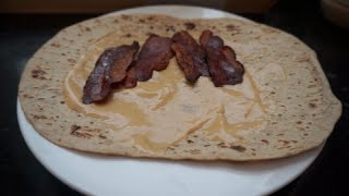 Protein, Pb2, Turkey Bacon And A Flatout Wrap