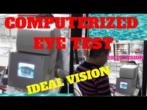 COMPUTERIZED EYE TEST // IDEAL VISION // QB VLOGS - YouTube