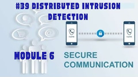 SC Modul 6 Part 5 - Distributed intrusion detection
