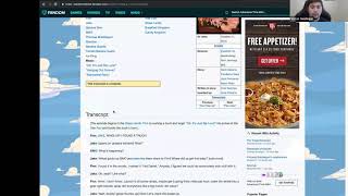 Web Scraping Adventure Time Transcript Code Along Part 2 [2019-08-02]