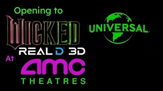 Opening To Wicked 3D 2024 Amc Theaters