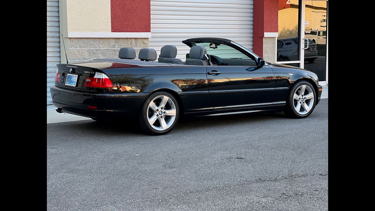 2005 BMW 325ci Convertible Driving 09152023