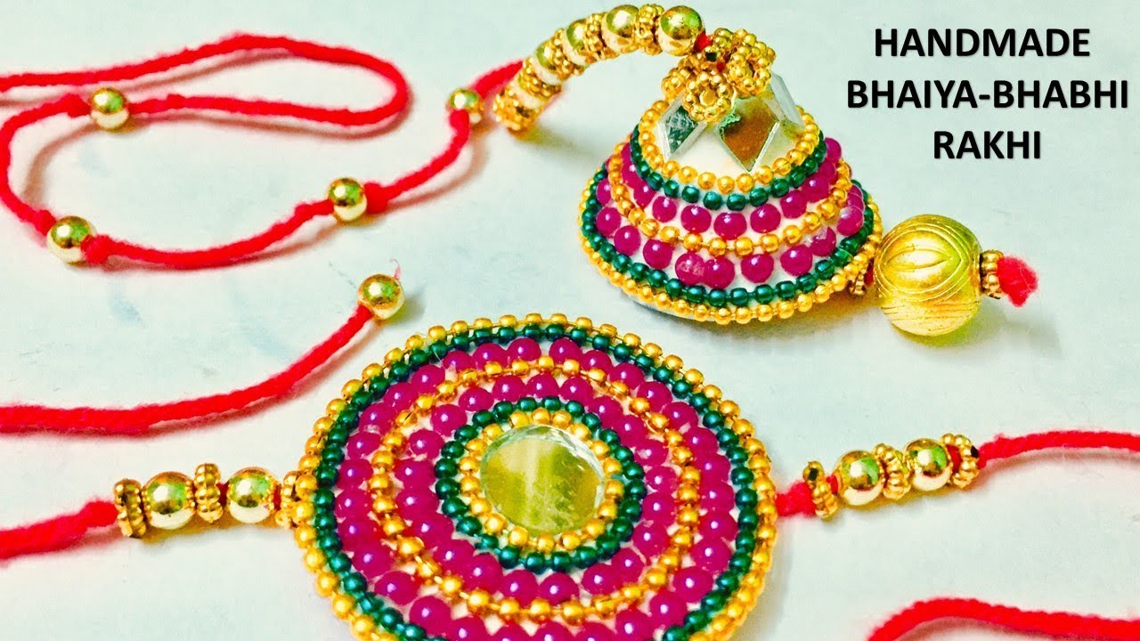 Easy Rakhi designs- How to make Rakhi at home | Handmade Rakhi ...