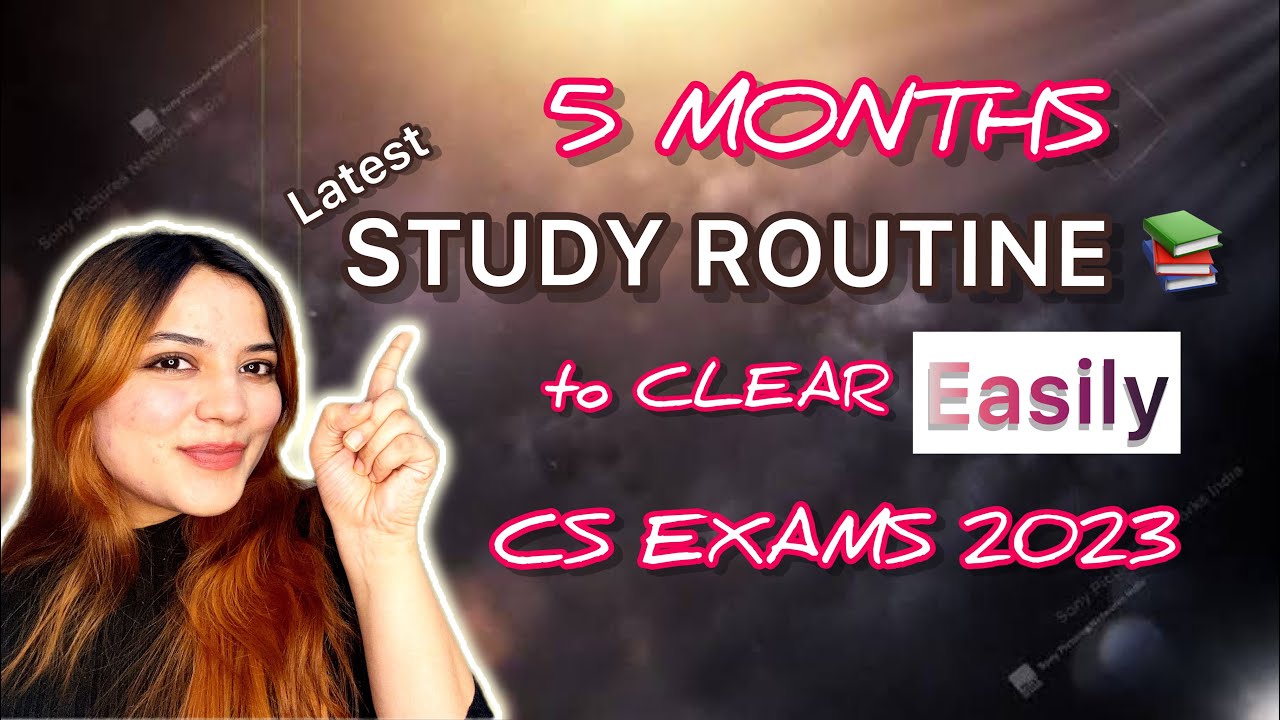 5 MONTHS STUDY ROUTINE(easiest) to clear CS EXAMS 2023 | ALL INDIA RANK ...