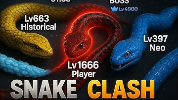 Snake Clash!.io - MAX LEVEL! Epic Snake Clash.io Gameplay! Video Max #1