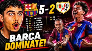 BARCELONA WON 5-2 AGAINST RAYO Vallecano