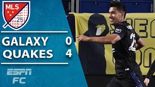 San Jose Earthquakes pile on LA Galaxy’s misery with Califonia Clasíco thrashing | MLS Highlights