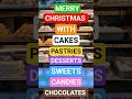 MERRY CHRISTMAS WITH CAKE PASTRY DESSERT &amp; SWEET #explore #food #sweet #cake #chocolate #christmas