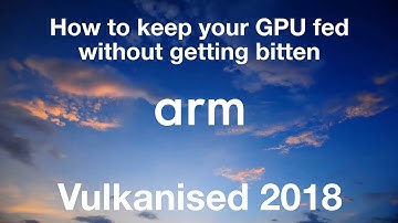 Vulkanised 2018 - Keeping your device fed
