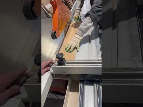 Прямолинейный распил мебельных деталей