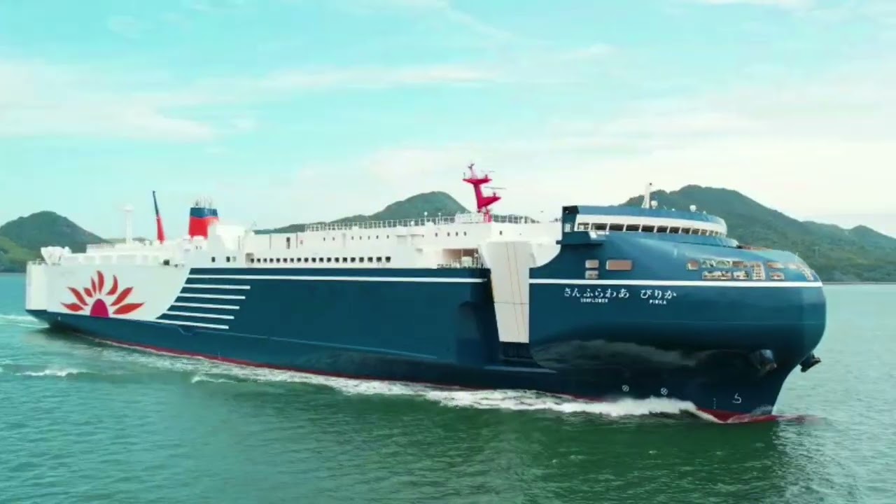 大洗に向けて出航 さんふらわあ ぴりか 2025/6/26