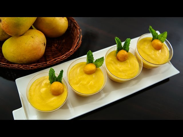 Eggless Mango Mousse | Eggless Recipe | Mango Recipes | No Gelatin Dessert Recipe by Ruchi Bharani | Rajshri Food