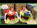 Twins Baby&#39;s First Christmas Morning 2016 Family Fun Games Ryan&#39;s Family Review Holiday Vlog
