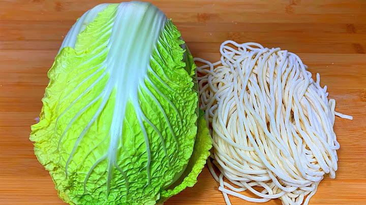 Cabbage with noodles, never expected to be so delicious