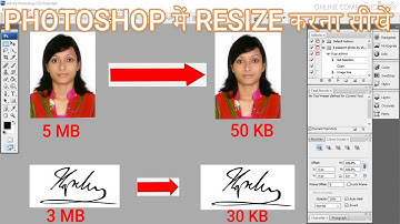 how to resize photo & sign in photoshop | photoshop cs3 image resize trick