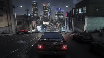 GTA 5 Extreme Graphics showcase with actual Ray-Tracing tech NVE + QuantV may on RTX 4080 4K60FPS