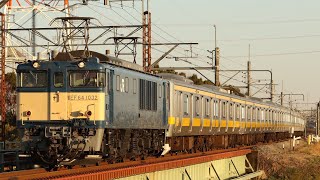 【配給輸送】 EF64-1032+総武線E231系10両 岡部～本庄通過