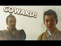 Ghost of Tsushima - Lord Shimura insults you for playing stealthy