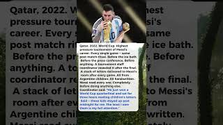 Messi Spent 3 Hours After Every World Cup Game Reading Letters From Argentine Children