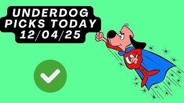 Underdog-keuzes vandaag! 12/04/25