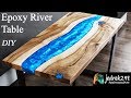 DIY. Resin River Table in a Simple Way. Table Design / RESIN ART