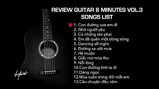 REVIEW SONG LIST | GUITAR 8 PHÚT VOL.3