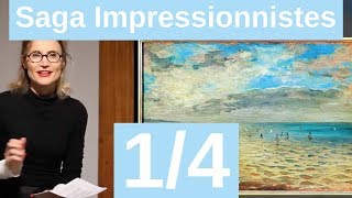La Saga des Impressionnistes, Les Précurseurs : Delacroix, Courbet, Boudin et Jongkind