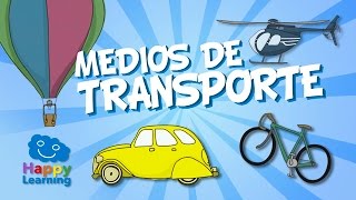 Means Of Transport For Children Learn Spanish