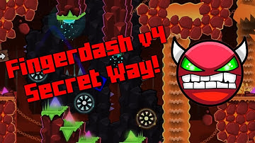 Secret Way v2 Demon! Fingerdash v4 by HugustheNoob! Geometry Dash Demon of the Month September 2023