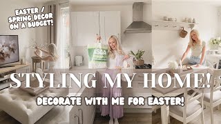 DECORATING FOR EASTER \/ SPRING STYLING 2024 | Instagram event | Neutral Spring home decor styling