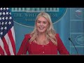White House press secretary Karoline Leavitt holds a briefing with reporters — 7/23/2026