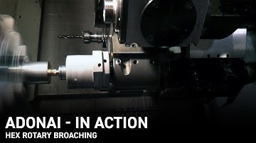 Adonai Rotary Broach - BCM27 with hex insert - In Action