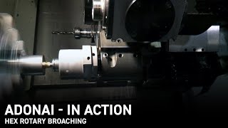 Adonai Rotary Broach - Bcm27 With Hex Insert - In Action