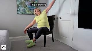 Try This 7-Minute Chair Yoga Routine At Home 🪑