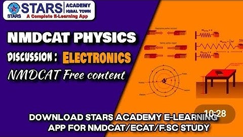 MDCAT 2022 Test discussion | Physics Unit Electronics | Physics By Star Academy #nmdcat2022 #nums