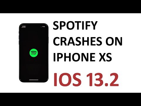 iPhone XS에서 iOS 13.2 이후에 계속 충돌하는 Spotify 수정