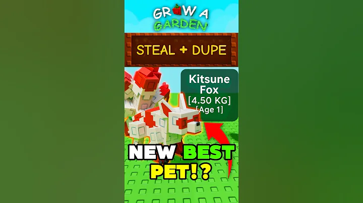 😱*HURRY* NEW O.P KITSUNE FOX PET?! (STEALS + DUPES) | Grow A Garden Zen Garden Update #growagarden