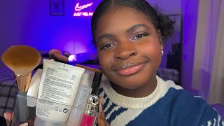 ASMR Doing My Simple Makeup ✨(black girl edition)