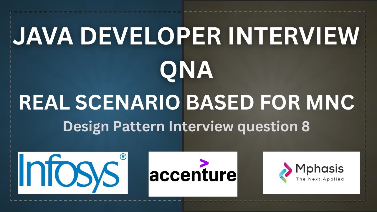Design Pattern Interview question 8 - YouTube