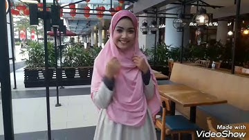 Tutorial Instant Shawl Labuh 2 muka