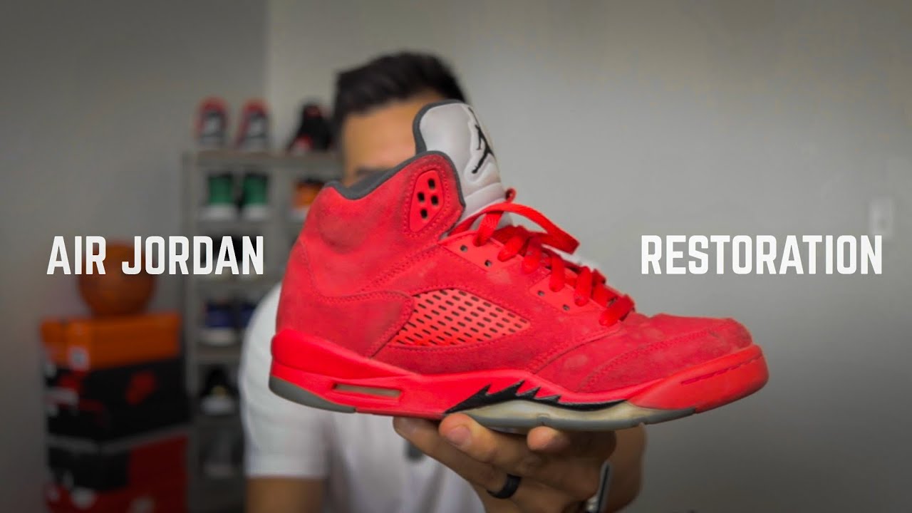 Air Jordan 5 Restoration - Red Suede 5 