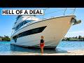 SKIP THE BUILD! 🤷&zwj;♀️ 2024 Johnson 70 Skylounge Motor Yacht Liveaboard Tour