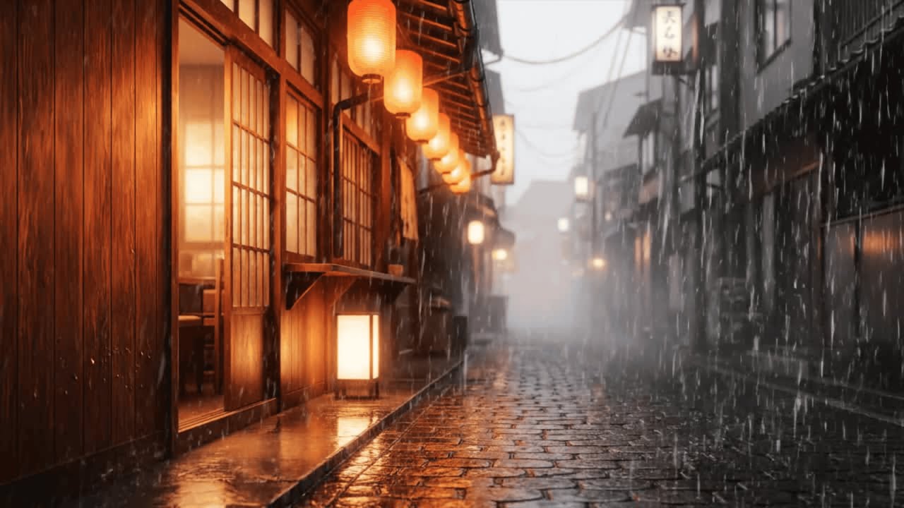 Rainy Japan Night 🇯🇵 | Cozy Street Ambience & Neon Lights