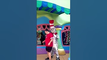 Thumbnail of Craig Meets The Cat In The Hat Universal Studios 2023 #autism #universalstudios #drseuss
