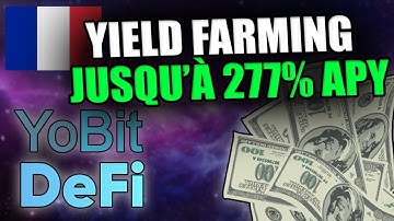 Review de YoBit.net DeFi : LE FARMING VIENT DE DEVENIR PLUS FACILE