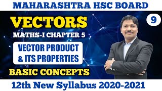 Vector Product Basic Concept Ex.5.4 Part 9 | 12th Maths I New Syllabus 2020 Maharashtra | Dinesh Sir