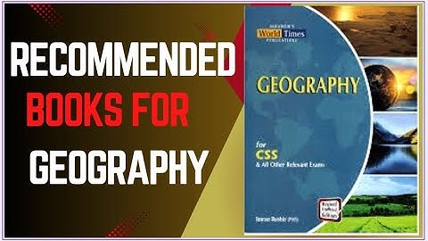 Recommended books for Geography