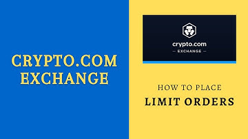 Crypto.com Exchange | How to place a limit sell order | Crypto Ideas