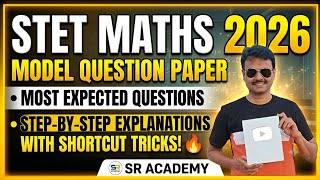 STET 2026 maths model question paper with answers 